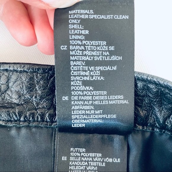 H&M Mini Leather Skirt - Picture 4 of 5